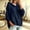 Navy, variant on Womens Sweaters with Hood Knit Warm Oversized Casual Long Sleeve Fall Winter Pullover Sweaters Purple S-2XL