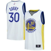 Men's Fanatics Stephen Curry White Golden State Warriors Fast Break Replica Player Jersey - Association Edition