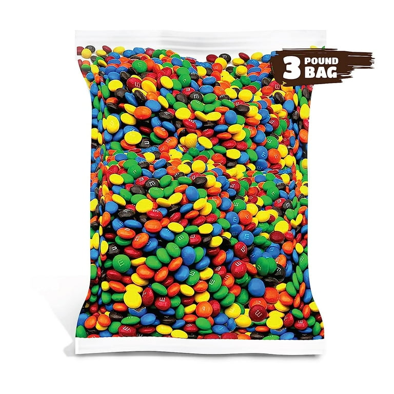 M&M's Minis Milk Chocolate Candy, Bulk Candy, 3 lbs Bag