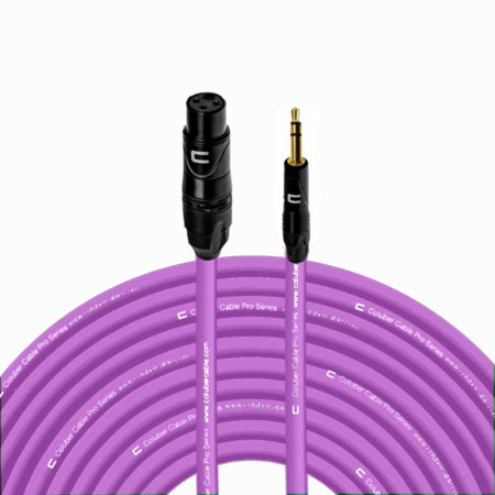 Coluber Cable Balanced XLR Female to 3.5 TRS Male - Audio Microphone Cable
