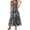 a-388Black110, variant on Womens Square Neck Ruffle Strap Maxi Dress With Gingham Plaid Print Smocked Bodice Tiered Ruffle Skirt For Beach Vacations Casual Summer Outings Versatile Dress