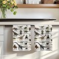 thumbnail image 7 of Dinosaurs Kitchen Towels Set of 1, Natural Primitive Wild Animals Wood Grain Absorbent Dish Towels for Kitchen, Microfiber Hand Towel, Quick Drying Tea Towel for Cleaning Decorative Dishcloths, 7 of 7