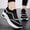 Black, variant on YOUYEDIAN Orthopedic Casual Shoes for Women Arch Support Sneakers Breathable Slip on Non Slip Hiking Shoes Knitted Mesh Stretch Comfort 2026 Foam Shoes