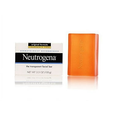 Neutrogena Original Fragrance-Free Gentle Facial Cleansing Bar, 3.5 OZ