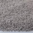 thumbnail image 3 of SAFAVIEH Venus Elijah Solid Plush Shag Area Rug, Light Grey, 6'7" x 6'7" Round, 3 of 6