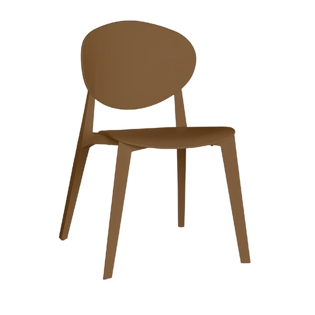 OFFIHO Silla Teksi Tabaco para exterior con protección UV y diseño ergonómico