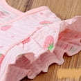 thumbnail image 7 of Kiijoy Toddler Girls Nightgown Cotton Strawberry Print Nightdress Sleepwear, Sizes 3-4, 7 of 7