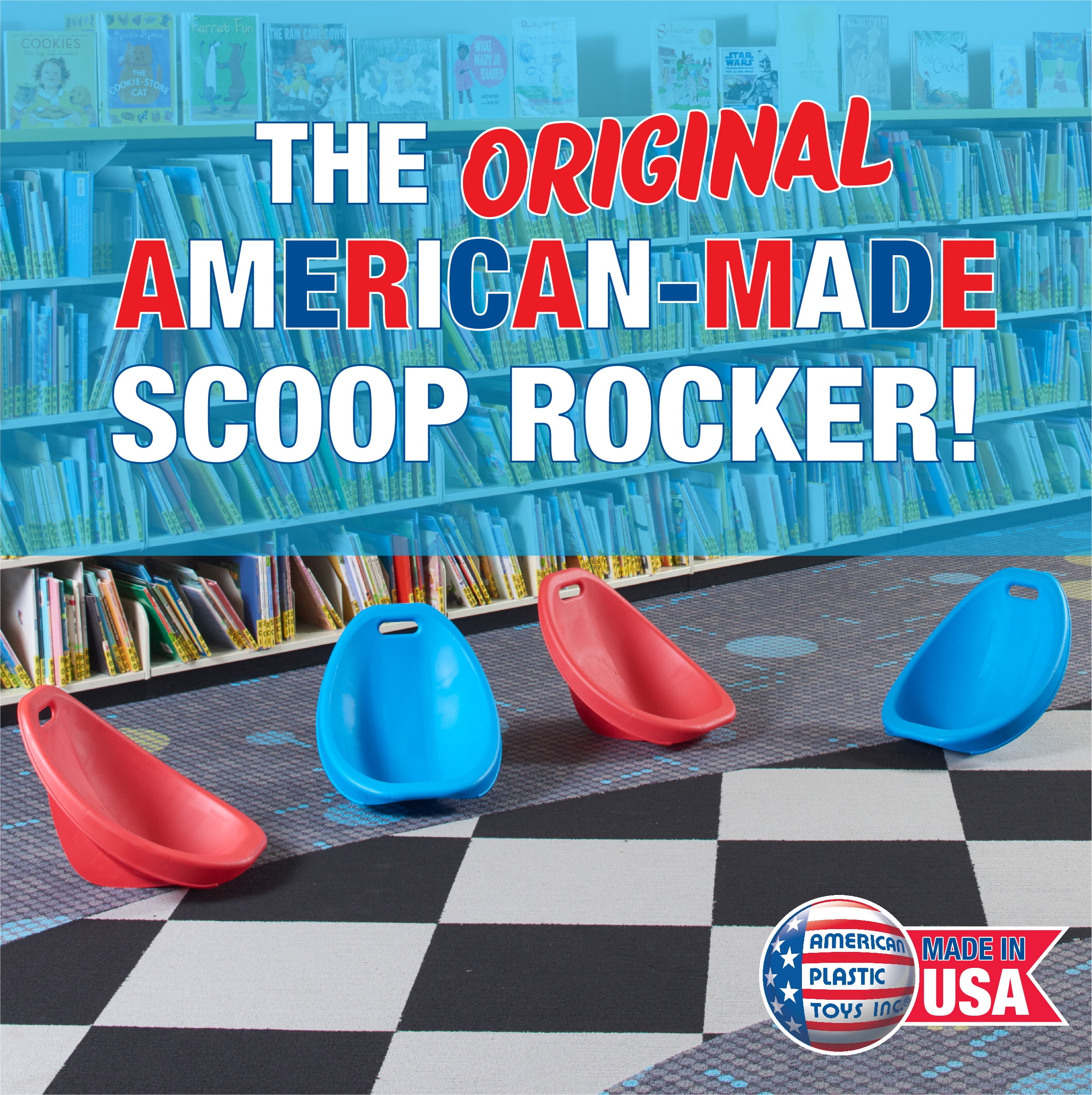 Giveaway - School Bus & Scoop Rocker from American Plastic Toys