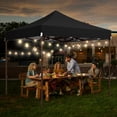 thumbnail image 3 of HOTEEL 10x10 Heavy Duty Pop up Canopy EZ Commercial Outdoor Tent Portable Party Wedding Instant Canopy Shelter All Season Anti-UV Waterproof Tent Gazebo with 4 Removable Sidewalls, Carry Bag, Black, 3 of 11