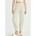 thumbnail image 4 of Pantalones de Yoga Largos para Mujer, Deportivos, Ajustados, Informales, Cómodos, para Gimnasio, Senderismo, Cintura Elástica, Color Leche de , Talla L, 4 of 8