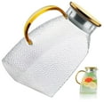thumbnail image 3 of Glass Pitcher with Lid Cold Water Pitcher Fridge Door Glass Jug Transparent Glass Water Pitcher, 3 of 5