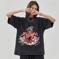 thumbnail image 4 of Men's Attack on Titan Oversized Short Sleeve Cotton T-Shirt Streetwear Summer, 4 of 10