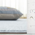 thumbnail image 4 of SAFAVIEH Haven Velda Distressed Polyester Area Rug, Light Blue, 5' x 8', 4 of 7