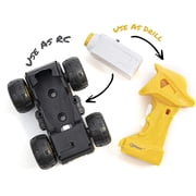 Top Race 3-in-1 Construction Toys - Easy Assembly Take Apart Construction Trucks with Remote Control and Drill - 3 Building Models for Kids Ages 3 and Up - Ideal for Indoor and Outdoor Play