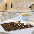 thumbnail image 6 of FREEAMG Dish Drying Mat Fleur De Lis Kitchen Dish Pads Super Absorbent Microfiber Dish Drying Rack Pads Safe Heat-resistant Kitchen Counter Mat,16x18 Inch, 6 of 7