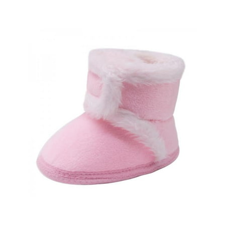 

MarinaVida Baby Boy Girl Winter Warm Boots First Walkers Non-slip Soft Sole Shoe