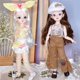 thumbnail image 2 of 1/6 30cm BJD Fat Doll Girl Activity Joint Comic Face Set Dress Up Regalo De Cumpleaños Juguete Muñeca Y Ropa, 2 of 4