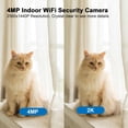 thumbnail image 2 of Cámara de seguridad interior BlessFly 4MP WiFi con seguimiento automático, 2 of 7
