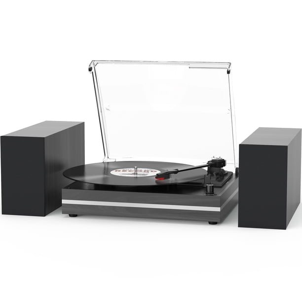 Tocadiscos de vinilo Seasonal Life con transmisión por correa y altavoces