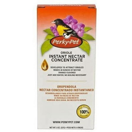 Perky Pet Oriole Nectar 8 Oz 1/2 Gal