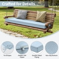 thumbnail image 5 of Snubbull Outdoor Bench Cushion 60 X 18 X 3.5 Inch Waterproof Patio Furniture Cushions, Non-Slip Bench Pad Cushion for Backyard Garden Swing Porch Sofa, Sky Blue, 5 of 7