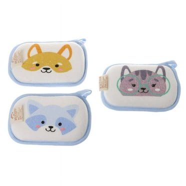 ESTONE Newborn Baby Bath Brushes Infant Shower Sponge Cotton Rubbing Body Wash Towel