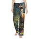 thumbnail image 1 of Fotbe Peaceful Deer Lily Pond Pantalones de Pijama para Mujer, Pantalones de Dormir, Pantalones Pj con Cordón y Bolsillos-3X-Large, 1 of 6