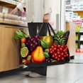 thumbnail image 6 of Thanksgiving Fruits Large Laundry Bag – Foldable Oxford Cloth Shopping Bag, Cube Organizer, and Beach Bag, 6 of 7