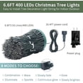 thumbnail image 5 of Cadena de luces navideñas JAMW luz cálida 8 modos de iluminación IP44, 5 of 5