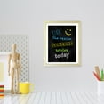 thumbnail image 3 of Designs ByLITA Be The Reason Someone Smiles Today, 5 x 7 Wooden Wall Print (Framed) | Motivational Home Decor, 3 of 7