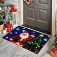 thumbnail image 6 of Nkmbld Christmas Doormats Floor Mats, Christmas Floor Mats Crystal Velvet Rug Holiday Decor Non-Slip Welcome Mat for Entryway Kitchen Bathroom, 6 of 8