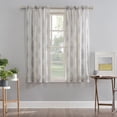 thumbnail image 1 of Mainstays Medallion Sheer Voile Window Curtains Panel Pair, 1 of 5