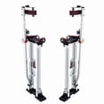thumbnail image 2 of Drywall Stilts, 24''-40'' Adjustable Aluminum Tool Stilts with Protective Knee Pads, Durable and Non-slip Work Stilts for Sheetrock Painting, Walking, Taping, Silver, 2 of 6