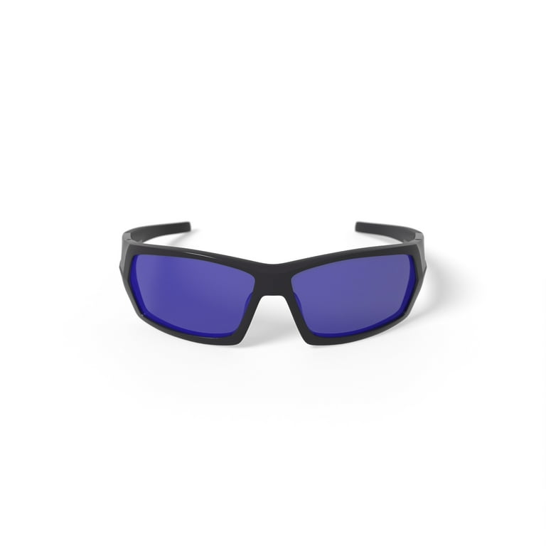 DVX Next Sport Prescription Sunglasses, Blue Mirror Lenses/Gloss