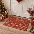thumbnail image 5 of KUETH 2'x6' Christmas Machine Washable Runner Rug, Non-Slip Rugs for Kitchen, Hallway, Corridor and Entryway, Red, 5 of 8
