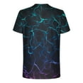 thumbnail image 4 of Azrian Shirts for Men Short Sleeve,New Fashion Casual Men's T-shirt Print Sports T-shirt Sleeve Round-Neck Blouses &, 4 of 5