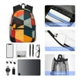 thumbnail image 4 of Easygdp Geometric Cube Pattern Art Mochila Casual para Portátil, Mochila para Escuela, Viajes, Negocios, 4 of 6