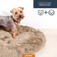 thumbnail image 2 of Cama para Perros Cama para Mascotas Antiestres Redonda Esponjosa Cómoda Afelpada (Large, LIGHT BROWN), 2 of 8