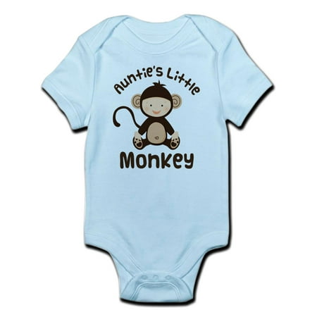 

CafePress - Auntie Monkey Infant Bodysuit - Baby Light Bodysuit