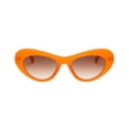 thumbnail image 2 of Jusqu'à 10 $ Lunettes Orange Femmes Jelly Couleur Lunettes de Soleil Rétro Simples Ovales Lunettes de Soleil, 2 of 5