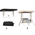 thumbnail image 5 of kurtrusly Garden Swing Cover 3 Seater Oxford Cloth Swing Seat Canopy Replacement Outdoor Patio Swing Canopy B 191*120*20CM, 5 of 5