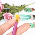 thumbnail image 3 of OULII 2Pcs Retractable Lip Brush with Soft Bristles Flexible Lipstick Applicator for Smooth Makeup, 3 of 8