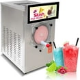 thumbnail image 1 of Kolice Commercial Magarita Cocktail Slush Machine,Milkshake Maker,Iced Beer Iced Coffee Slsuhy Maker-Cylinder: 11L,Hopper:9L,Light Box Included, 1 of 9