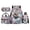Otter Cherry Blossom, variant on Yspwyqan Backpack Set with Lunch Box and Pencil Case, 4Pcs 600D Polyester Lightweight Backpack Set for School Elementary Middle High School Penguin Floral Travel Daypack