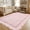 Pink, variant on HIWEAVER Pink 10′ x 13′ Scalloped Washable Area Rug for Living Room Modern Solid Geometric Accent Throw Carpet for Bedroom Non-Slip Floor Cover Room Home Decor
