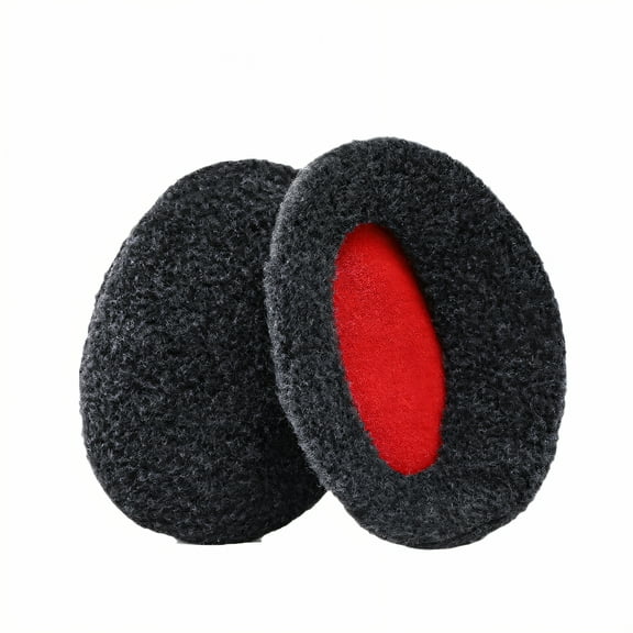 TELOLY Ear Muffs,Lightweight Airy Material Earmuffs for Women Winter,Active Use Friendly Ear Muffs,Black,M