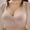 Dark Gray, variant on Cmfcve Women's Plus Size Bra Comfortable High Elasticity Lace Underwear Breathable Wireless Gathering Bra