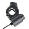 thumbnail image 3 of Voltímetro digital con pantalla de alta visibilidad y bloqueable de 12 a 99 V para bicicletas eléctricas, scooters y triciclos, 3 of 7