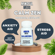 Calmzen Rhodiola Rosea Extract 60ct Capsules