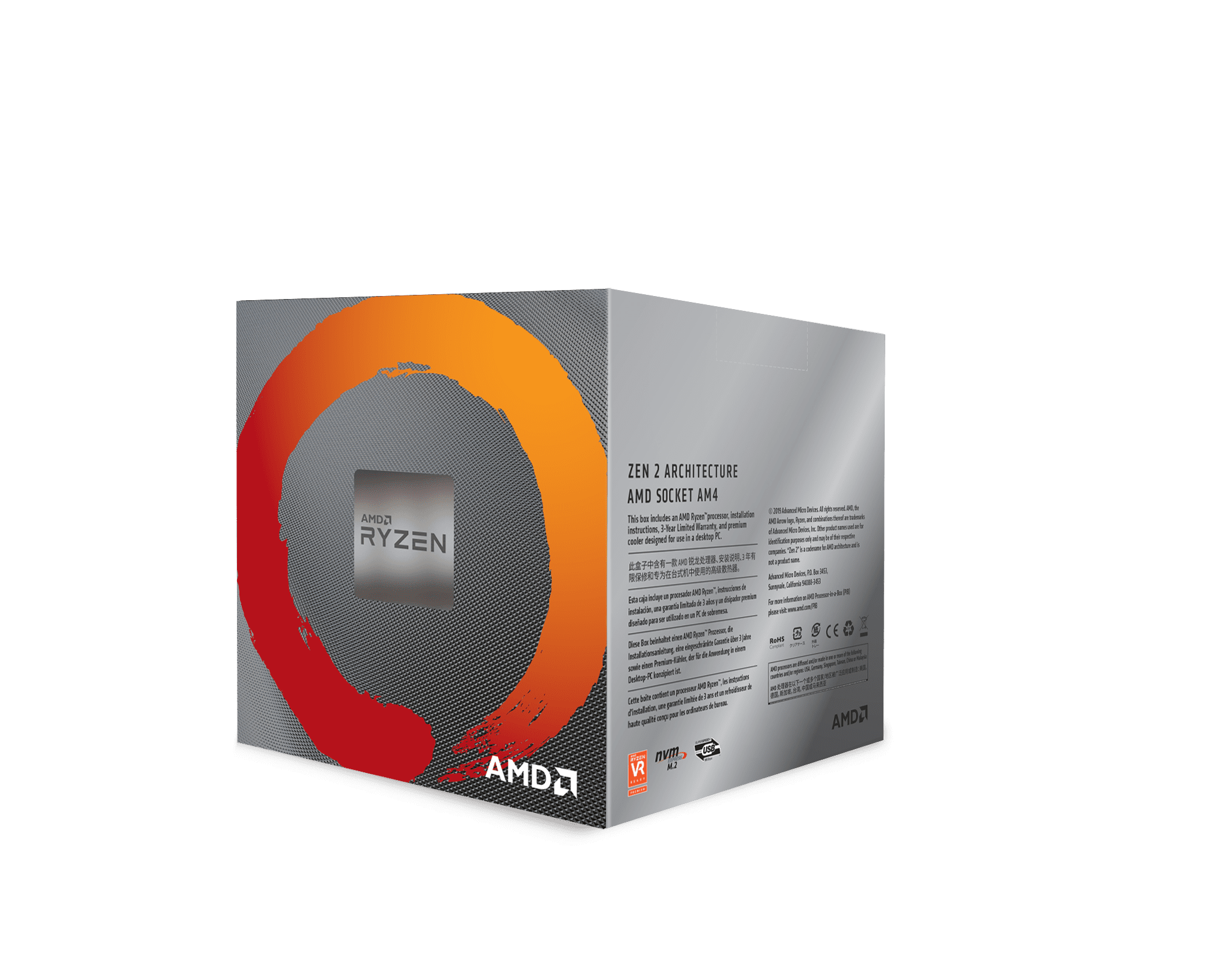 AMD Ryzen 7 3800X 8-Core, 16-Thread 4.5 GHz AM4 Processor 